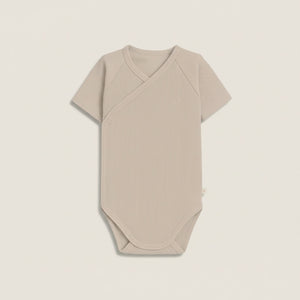 Body kopertowe KR - Light beige - z prążkowanej dzianiny