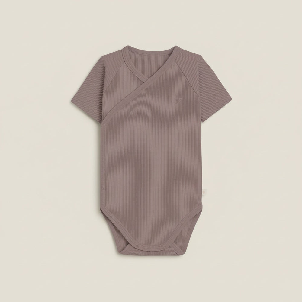 Body kopertowe KR - Vintage Rose - z prążkowanej dzianiny
