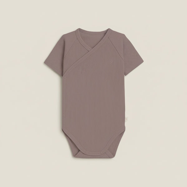 Body kopertowe KR - Vintage Rose - z prążkowanej dzianiny