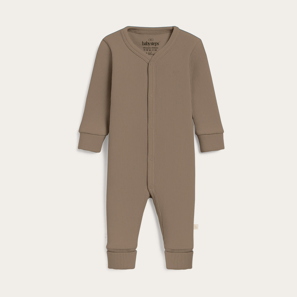 Rampers Niemowlęcy z Regulacją – Taupe