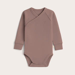 Body kopertowe - Vintage Rose - z prążkowanej dzianiny