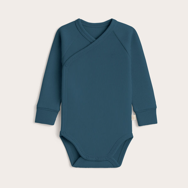 Body kopertowe - Royal Blue - z prążkowanej dzianiny