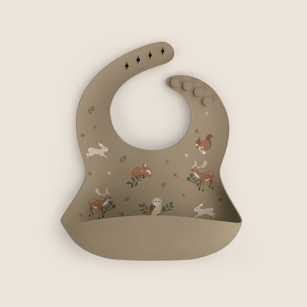 Śliniaczek silikonowy - Animal Garden