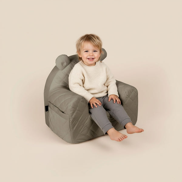 Fotelik Velvet - Vintage Beige