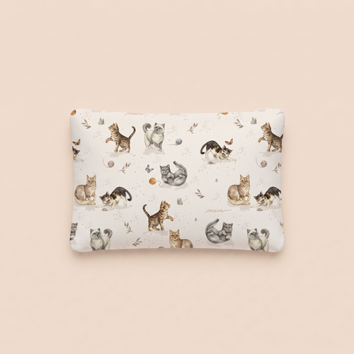 Bawełniana poduszka - Cat lovers