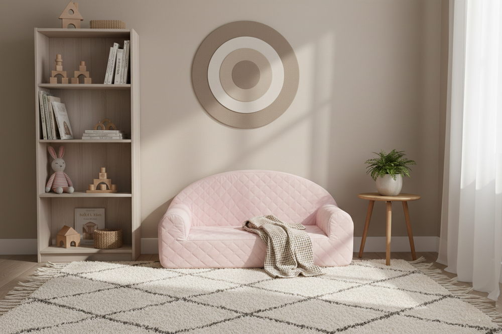 Sofa Velvet - Sephia rose