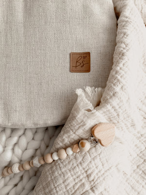 Lniane prześcieradło do gondoli - Natural