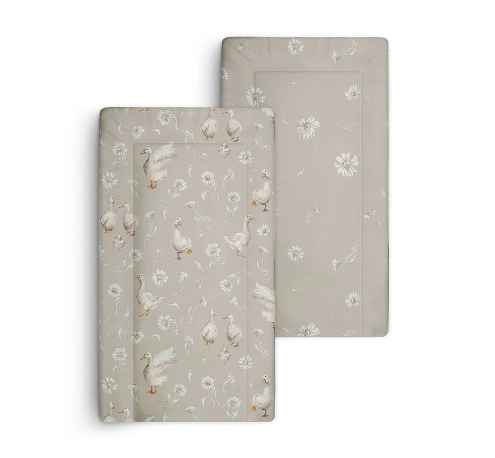Dwustronna mata do przewijania - Goose Family