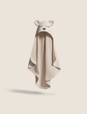 Ręcznik dziecięcy bambusowy miś - Beige