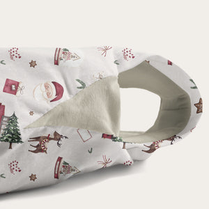 Kolekcja świąteczna - Śpiworek z nogawkami - Beżowy