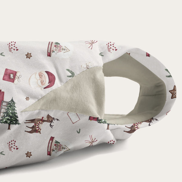 Kolekcja świąteczna - Śpiworek z nogawkami - Beżowy