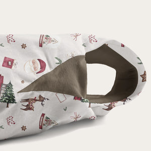 Kolekcja świąteczna - Śpiworek z nogawkami - Brąz