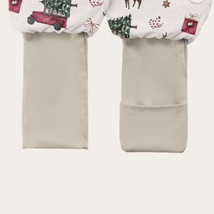 Kolekcja świąteczna - Śpiworek z nogawkami - Beżowy