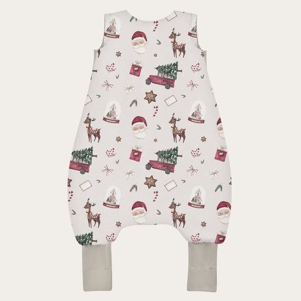 Kolekcja świąteczna - Śpiworek z nogawkami - Beżowy