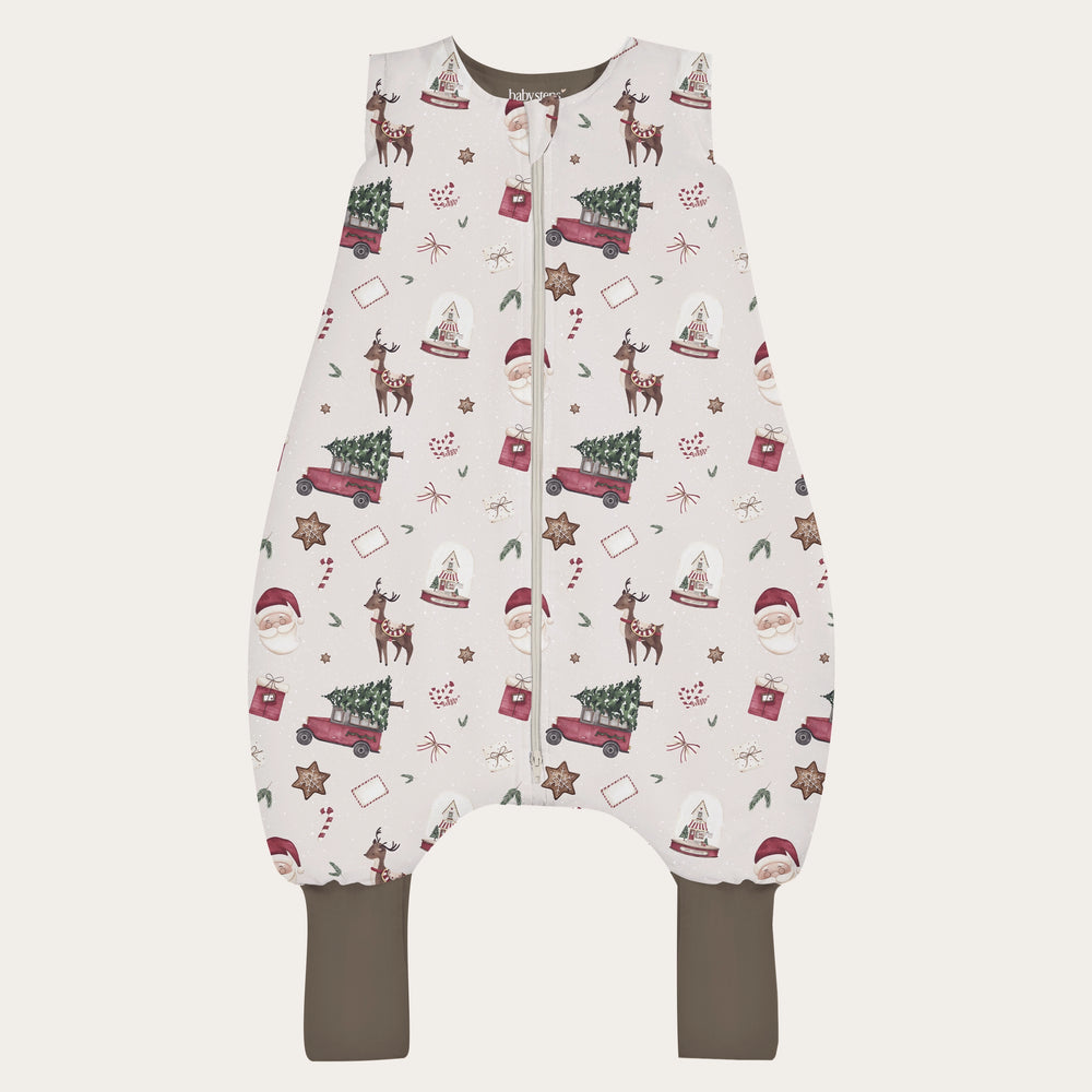 Kolekcja świąteczna - Śpiworek z nogawkami - Brąz