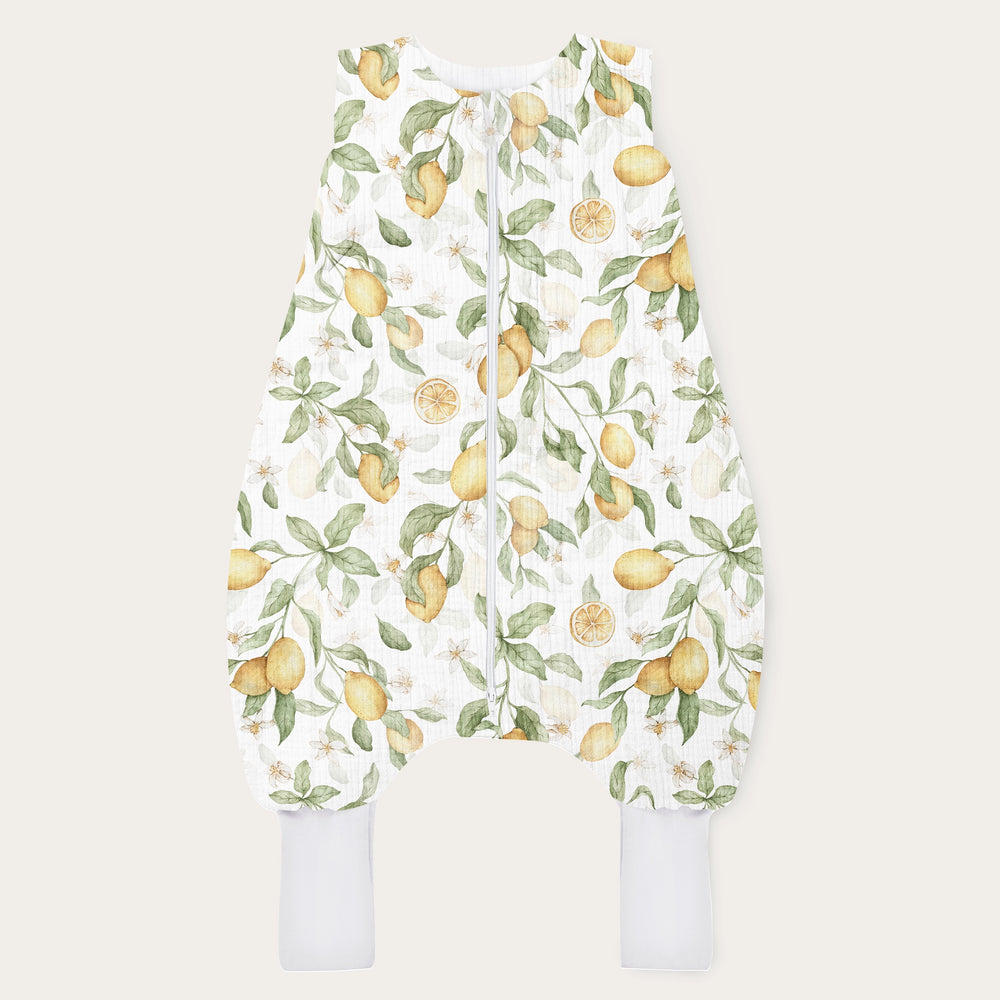 0,5 TOG Muślinowy śpiworek z nogawkami - Lemons