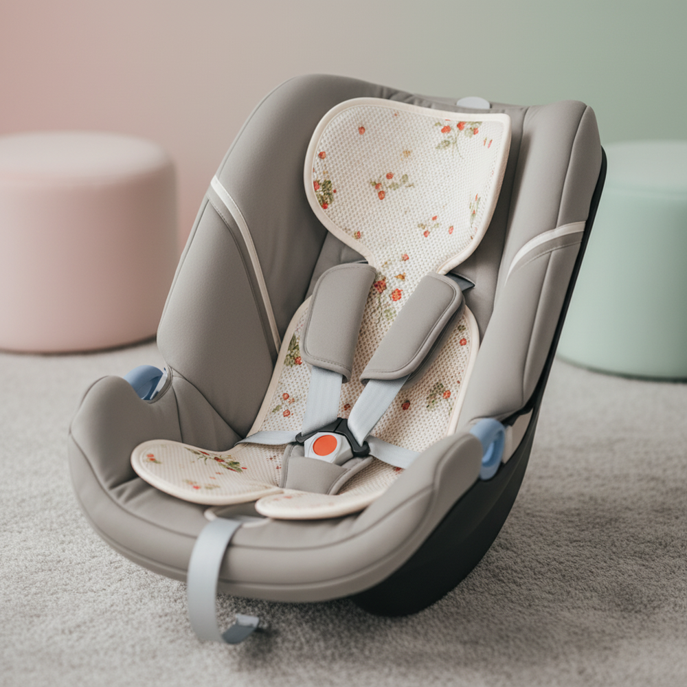 Wkładka do fotelika 3D - Poziomki