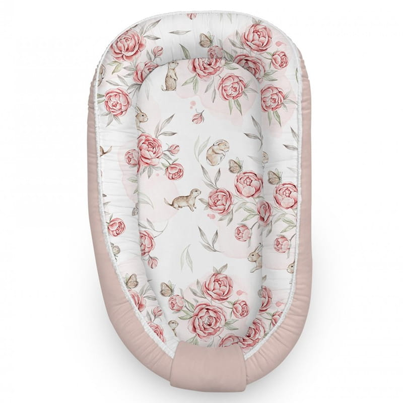 * 2 gat. Kokon niemowlęcy - Peony dreamland (sephia rose)