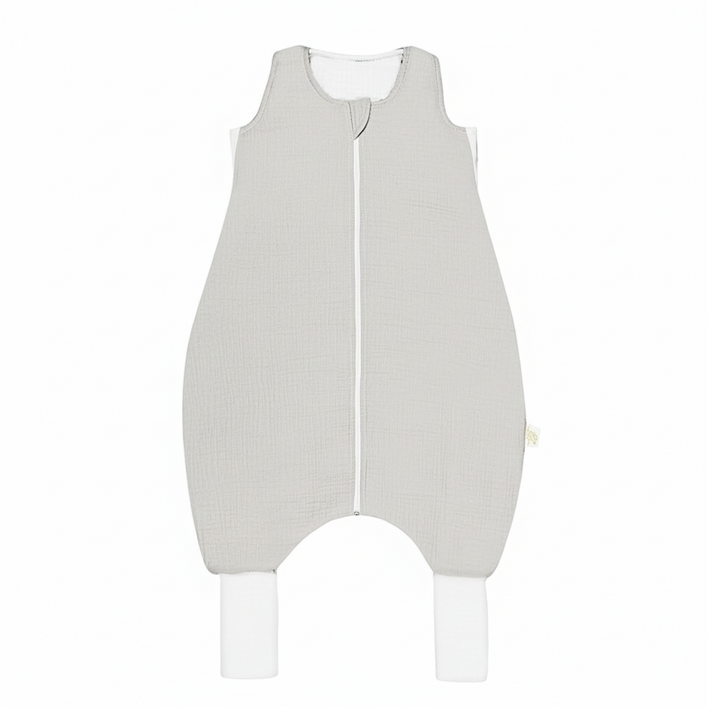 Muślinowy śpiworek z nogawkami - Gray