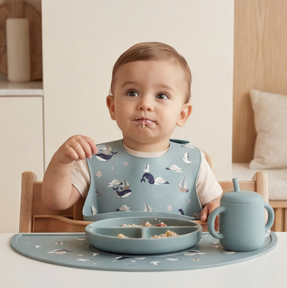 Śliniaczek silikonowy - Magic Sea