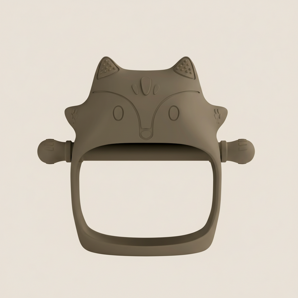 Gryzak silikonowy Lisek - Natural