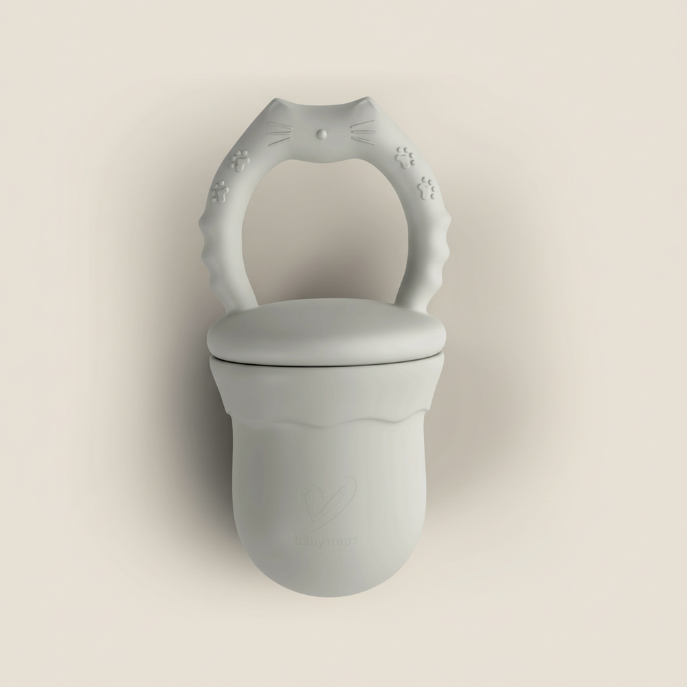 Gryzak do podawania jedzenia 2w1 - Cream