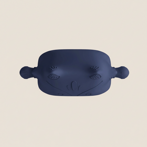 Gryzak silikonowy Lisek - Granatowy