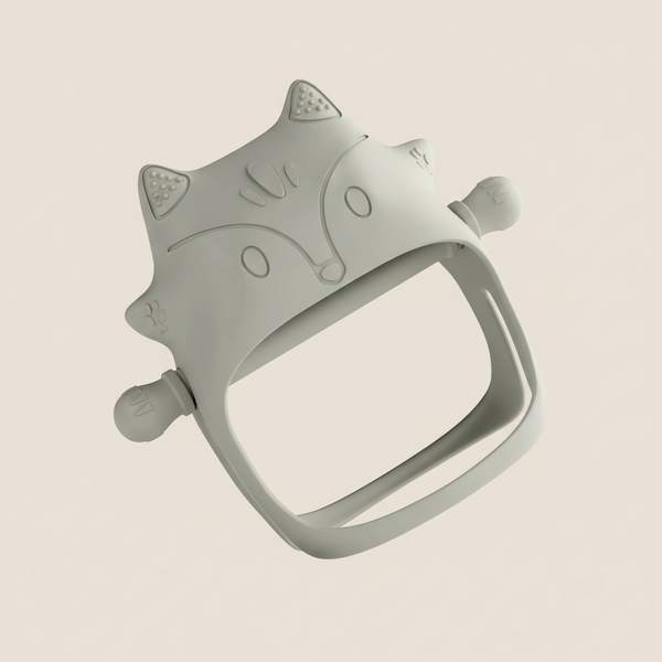 Gryzak silikonowy Lisek - Cream