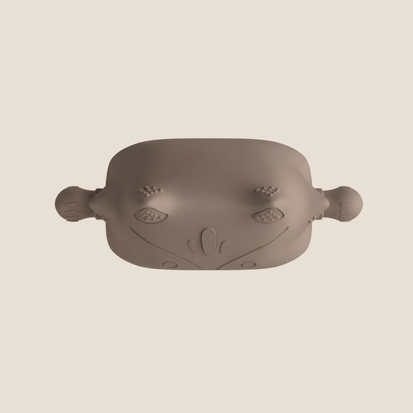 Gryzak silikonowy Lisek - Pastelowy róż