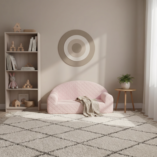 Sofa Velvet - Sephia rose