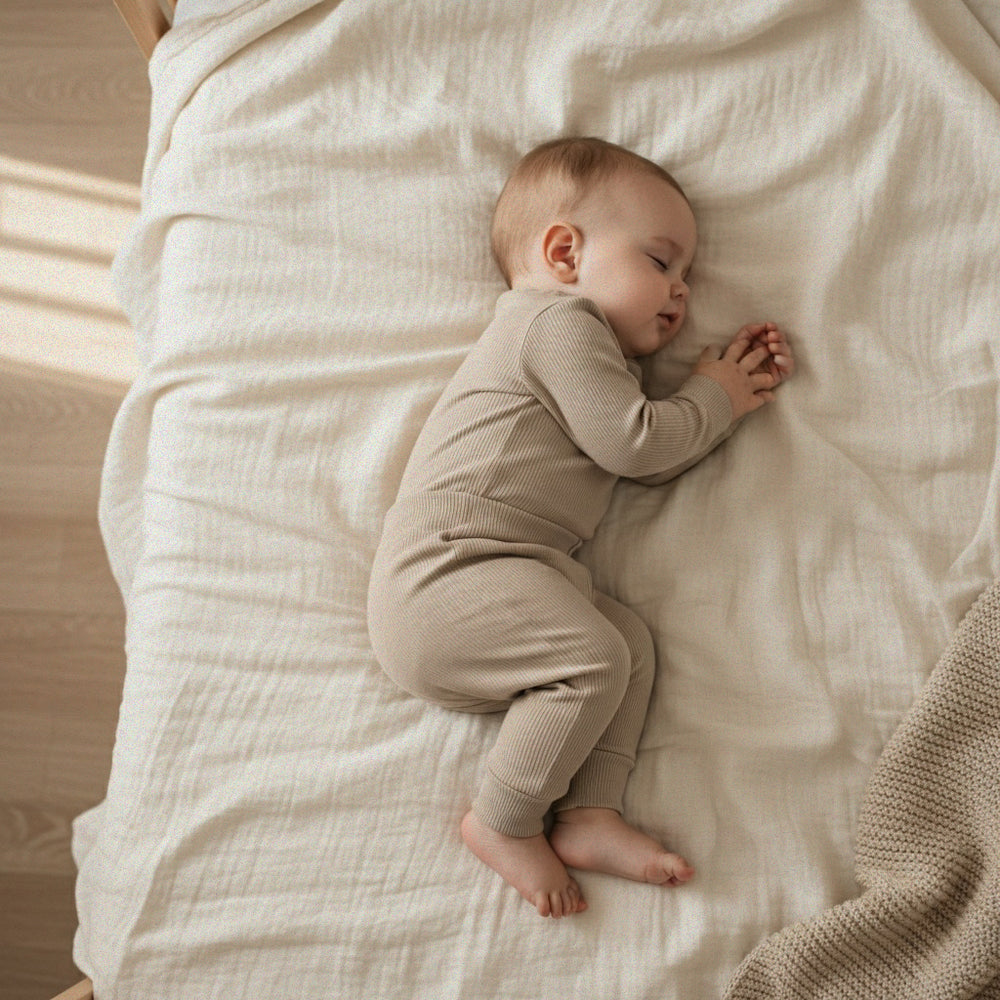 Regulowane Spodenki Niemowlęce – Light Beige