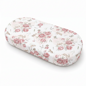 Bawełniane  prześcieradło do gondoli - Peony dreamland