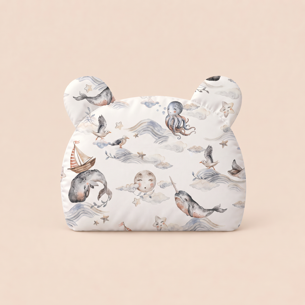 Bawełniana poduszka - Magic sea animals
