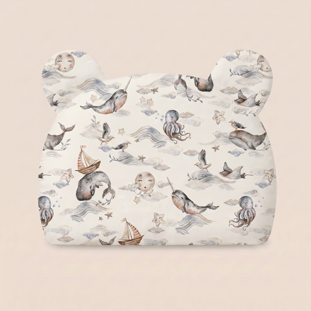 Bawełniana poduszka - Magic sea animals