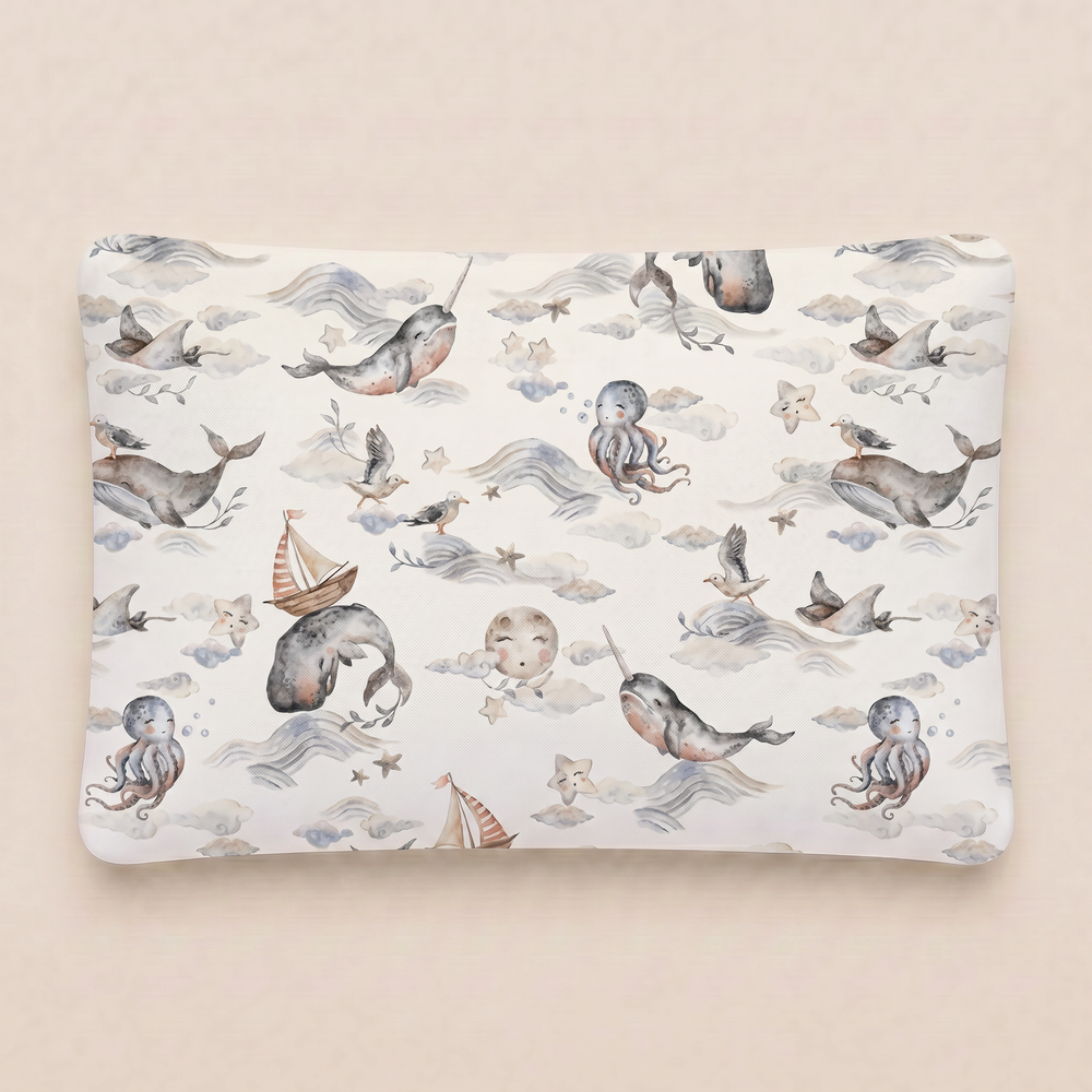 Bawełniana poduszka - Magic sea animals
