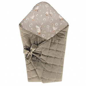 Rożek niemowlęcy Goose family/Vintage khaki