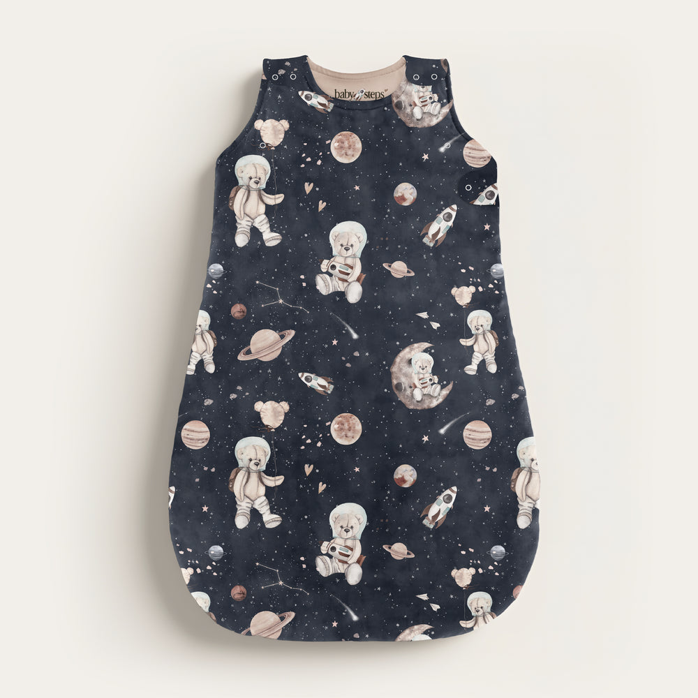 Space teddy Dark - Śpiworek niemowlęcy