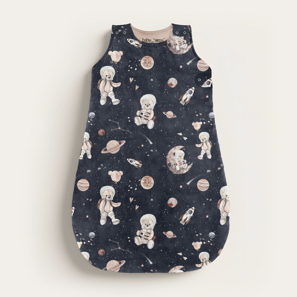 Space teddy Dark - Śpiworek niemowlęcy
