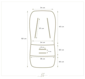 Wkładka do wózka - Boho/Goose family