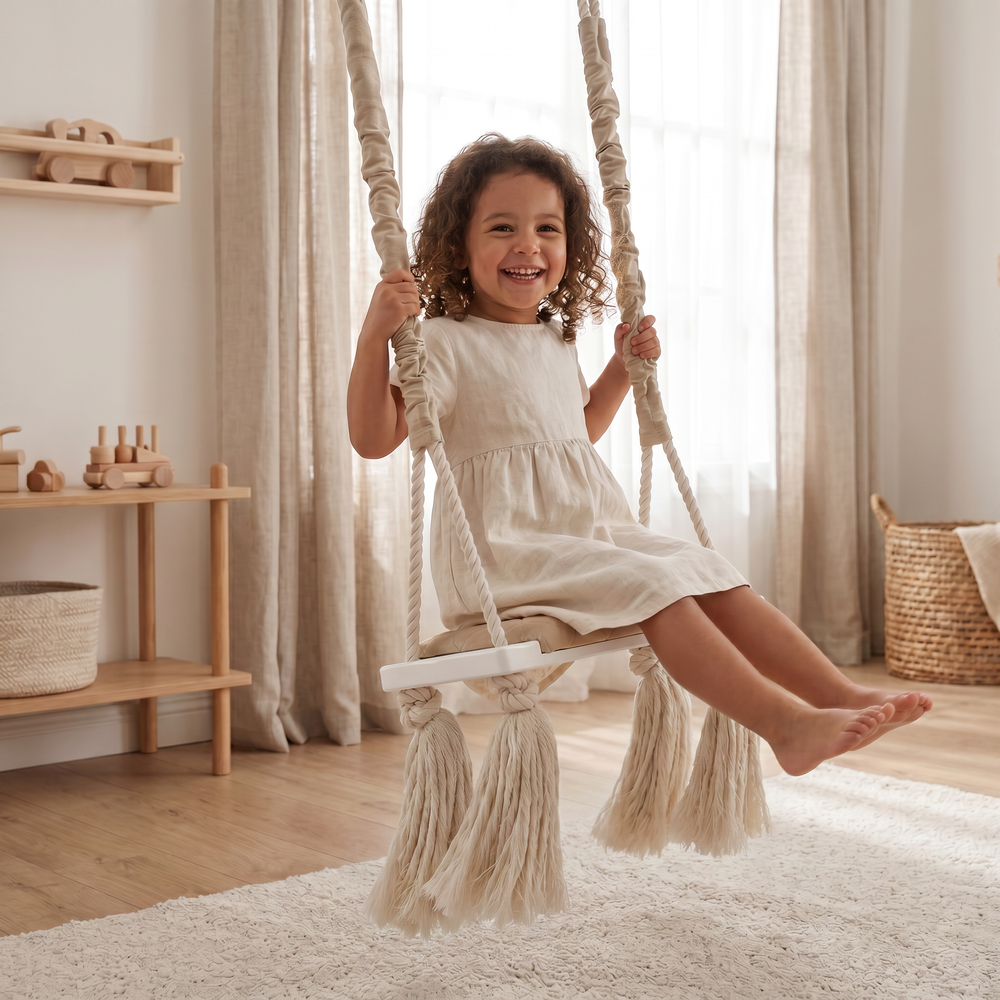 Huśtawka WoodSwing – Beige